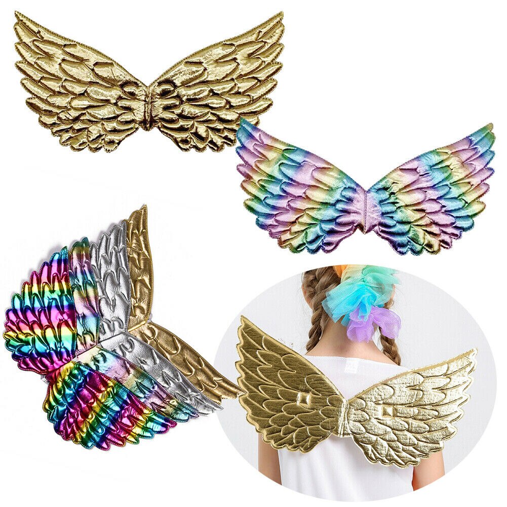 Angel Fairy Vleugels Kostuum Hen Night Feather Outfit Volwassen Party Au