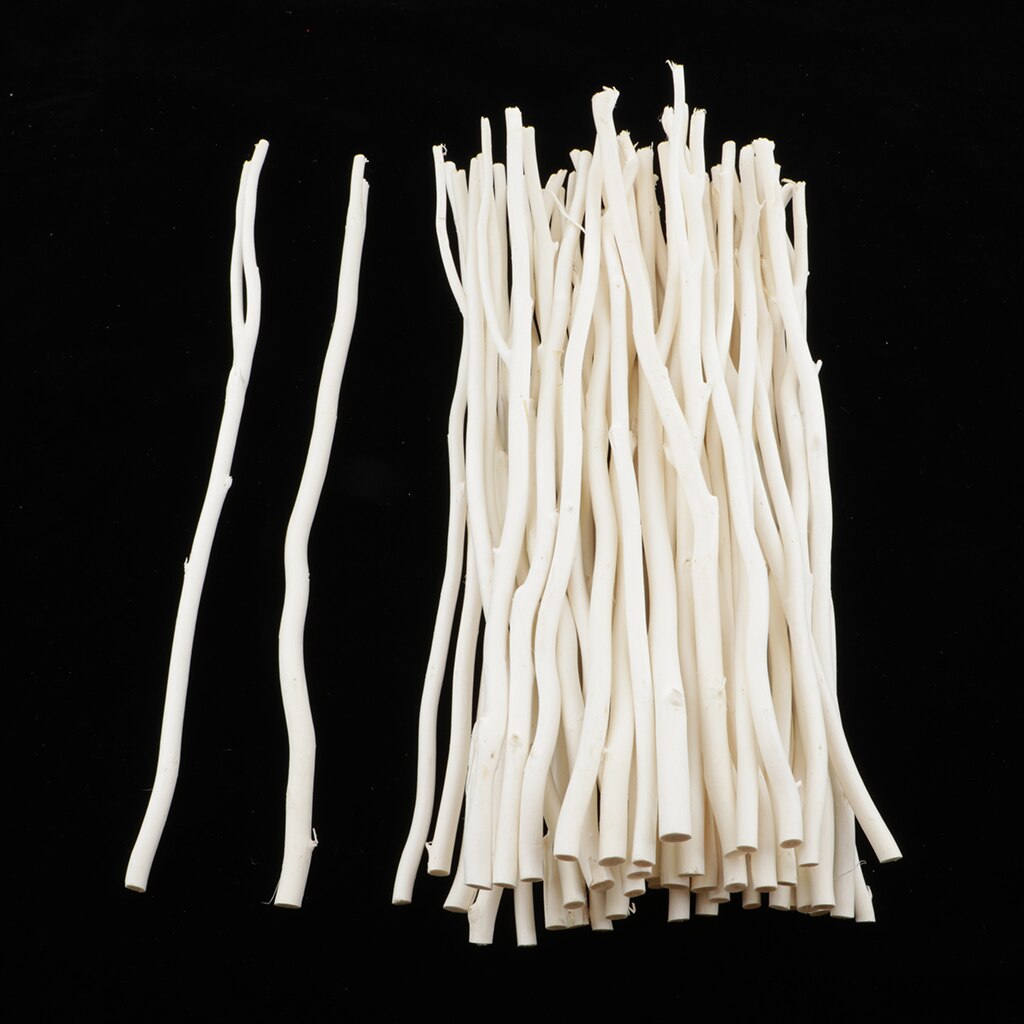 50Pack Natural Wood Sticks Branches For DIY Arts Crafts Home Party Ornaments