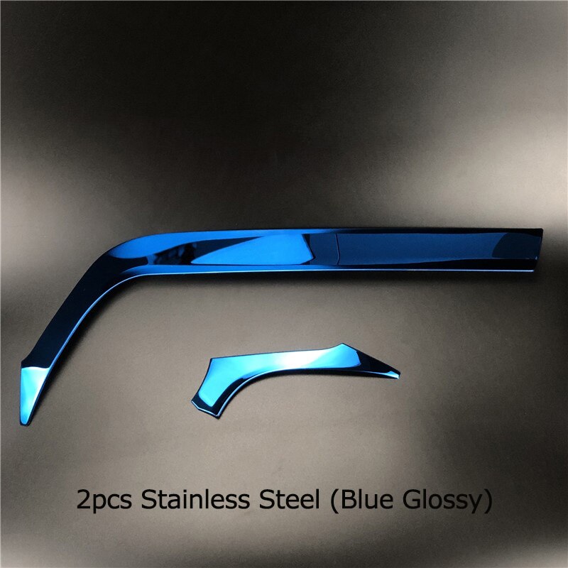 Juego de 2 unidades de decoración para el coche, guantera con decoración, funda adhesiva para Kia K2 Rio , accesorios para el coche,: blue glossy 2pcs