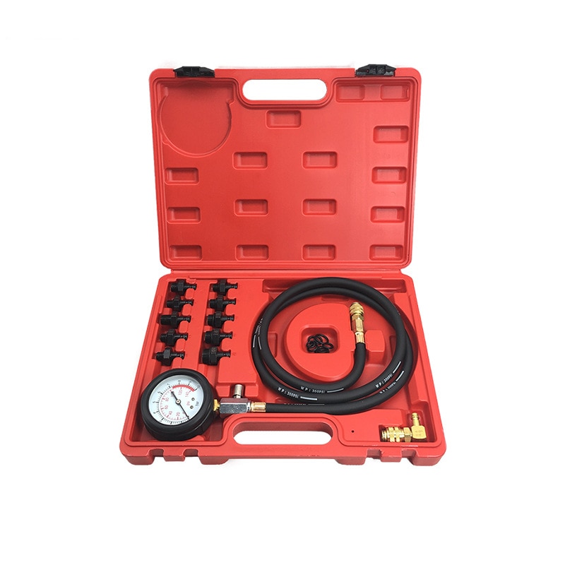Engine Oil Pressure Test Kit Tester Low Oil Warning Devices Car Garage Tool 0-140PSI