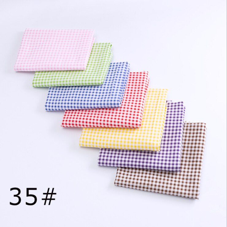 7 kpl 25cm x24cm ohutta tilkkupuuvillakangasta kukkasarjan värikäs itseompelu kukkakangas