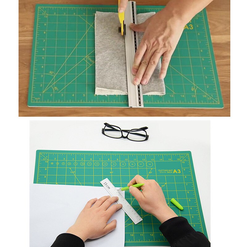 Art Self Healing PVC Cutting Mat, Double Sided, Gridded Rotary Cutting Board for DIY Craft, Fabric,Sewing, Scrapbooking Project