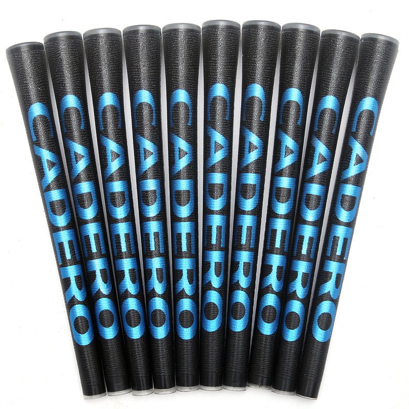 9x cristal Standard CADERO 2X2 AIR NER Golf poignées 10 couleurs disponibles avec matériau souple Transparent Club Grip