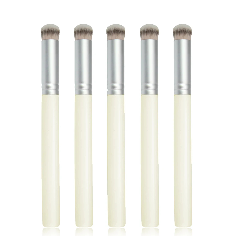 Pincel corretivo de base premium contorno blush pincéis impecável sob os olhos denso pincel de maquiagem facial para mistura: YELLOW