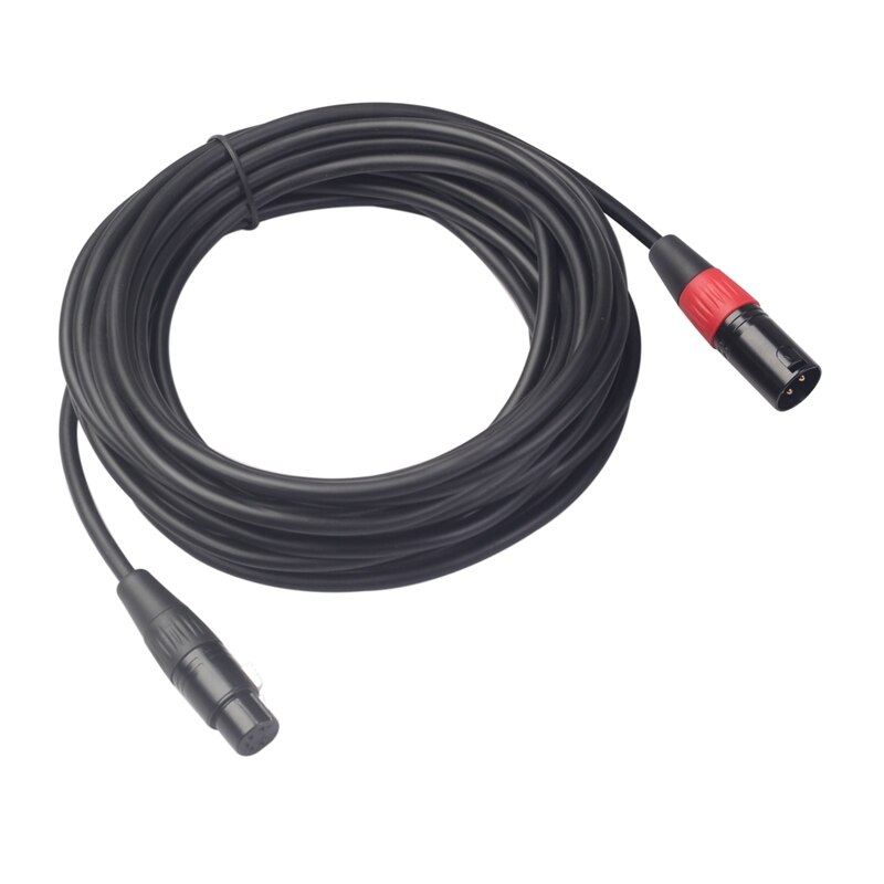 Xlr 3- pin-stecker auf  to 5- pin-buchse konverter-adapterkabel audiokabel für mikrofon: Rot