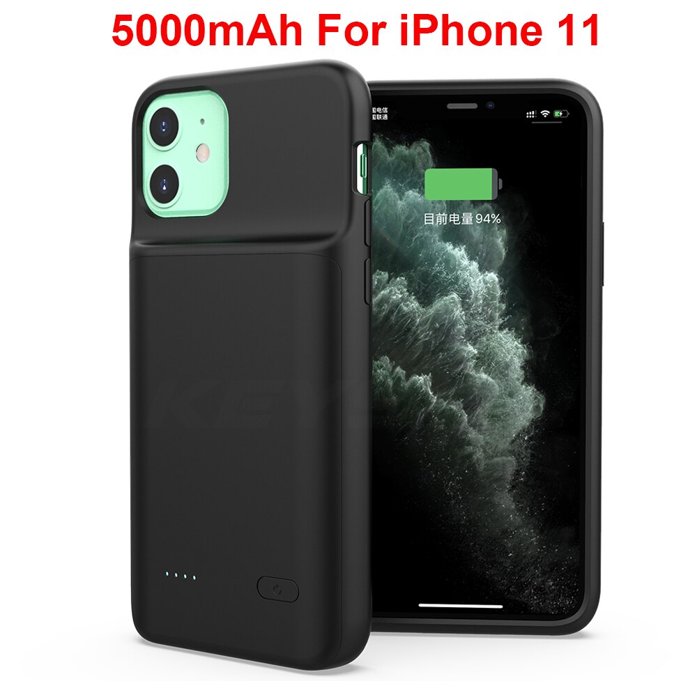 KEYSION-funda de batería para iPhone 11 Pro, 11 Pro Max, cargador de batería con música/sincronización, cargador de batería para iPhone X, Xs, Max, XR: For iphone 11