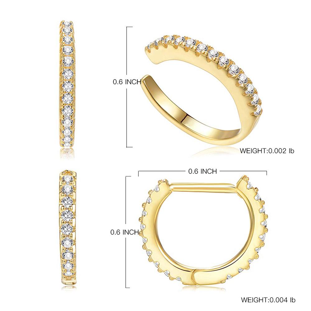 Brincos de argola pequena para as mulheres ouro hoop zircon mini círculo brincos de ouro presente para a nova chegada 2020