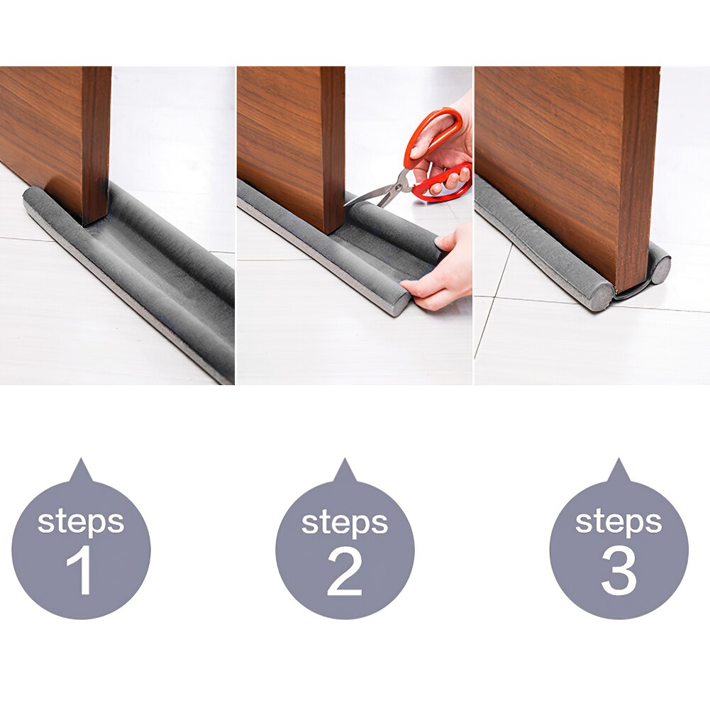 flexibel Tür Unterseite Dicht Streifen Schutz Dichtungen Boden Wind Stecker Lärm Klang Unter Tür Entwurf Stopper Licht Blocker Für Hause