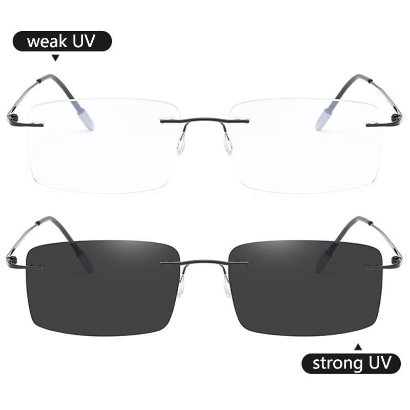 Photochromism Progressive multifocal reading glasses men Business reading glasses women anti-blue presbyopic glasses 1
