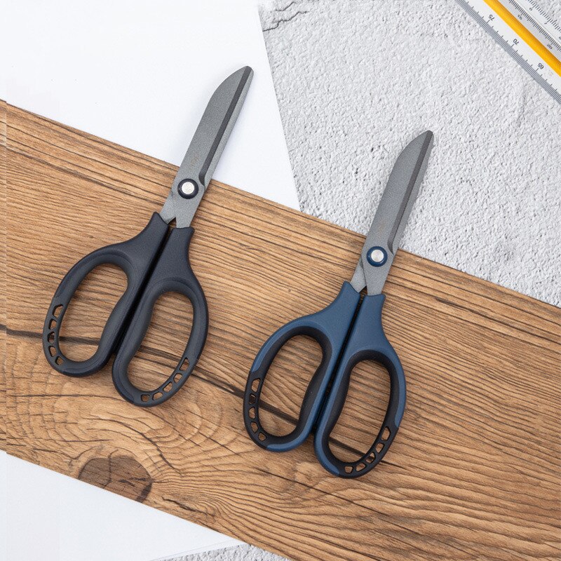 Teflon stainless steel scissors, honeycomb soft glue, anti stick and rust, office and home scissors, solid and durable alloy
