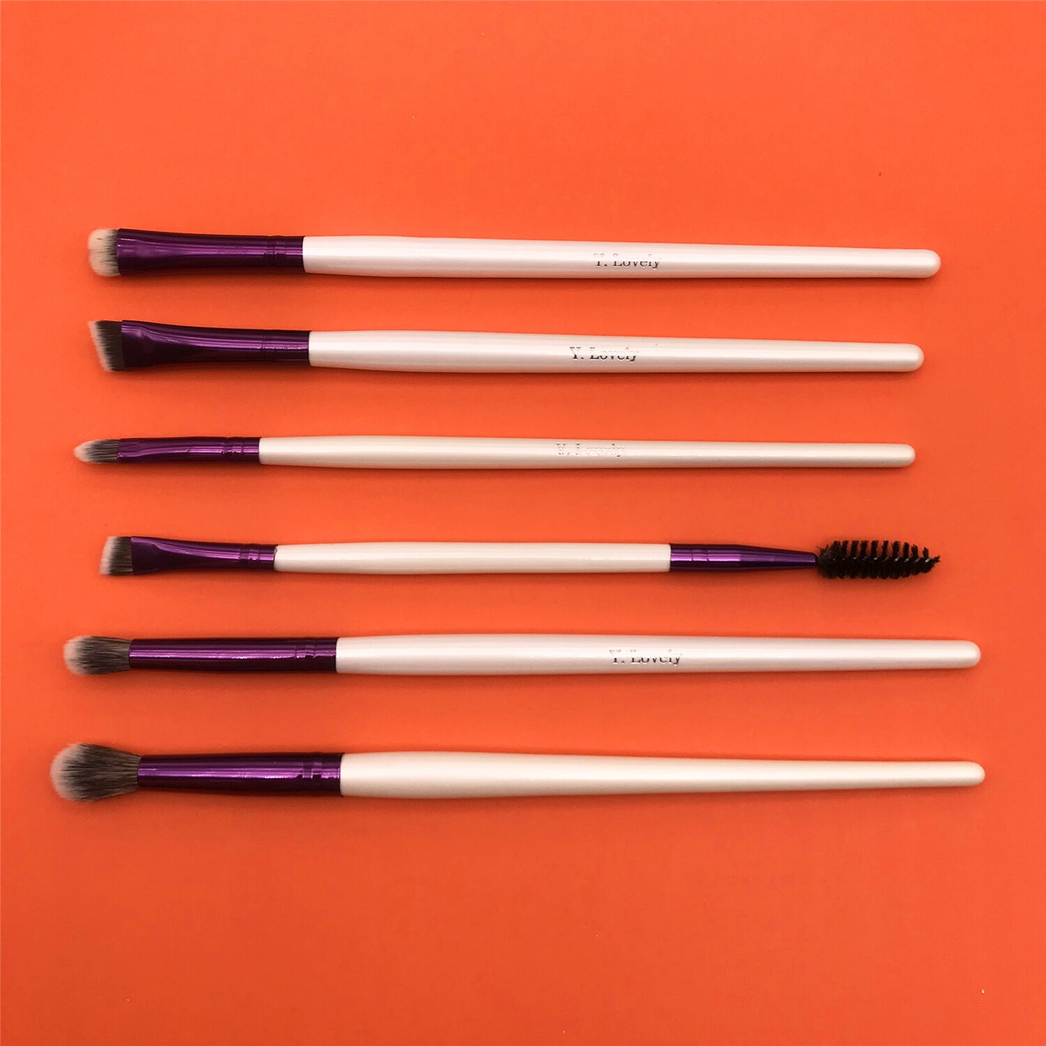 YLovely-Super Macio Sintético Cabelo Maquiagem Brush Set, Punho De Madeira, Sombra Tool Kit, Homem, Alta Qualidade: ROXO