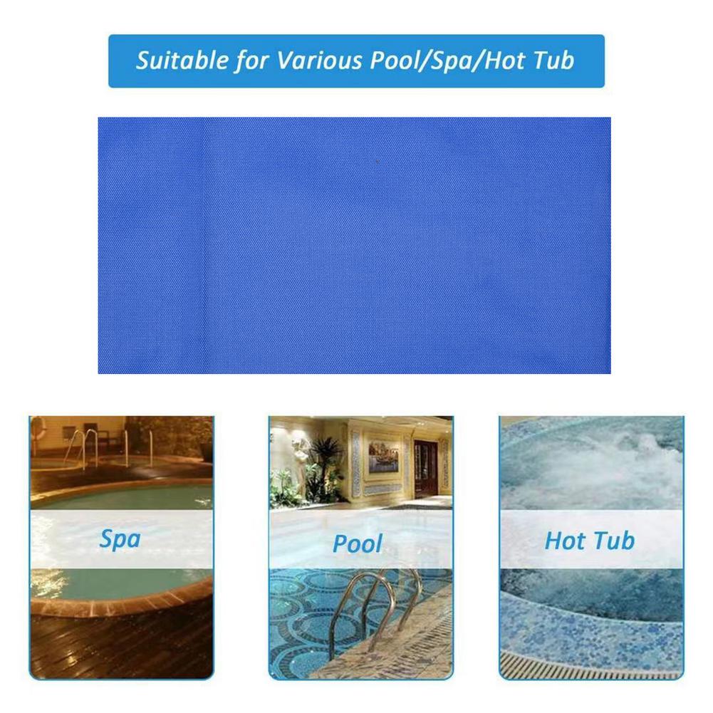 Basen kąpielowy membrana prostokątna nakrycie basenu składana tkanina Oksford osłona termiczna osłona przeciwpyłowa osłona izolacyjna