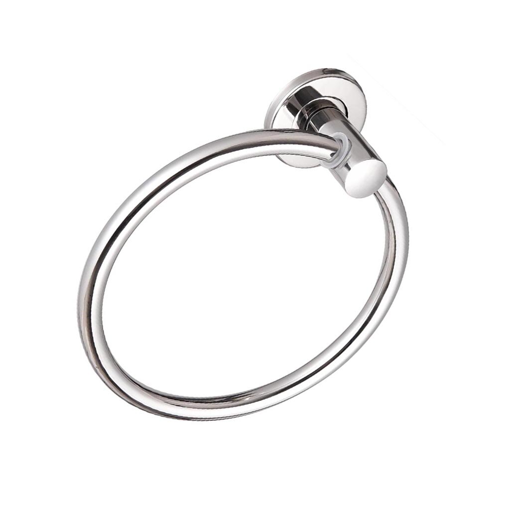 Muur Gemonteerde Handdoek Badkamer Opbergdoos 16 Cm Ronde Handdoek Rack Rack Gratis Van Gaten Geen Schade de Muur Installeren