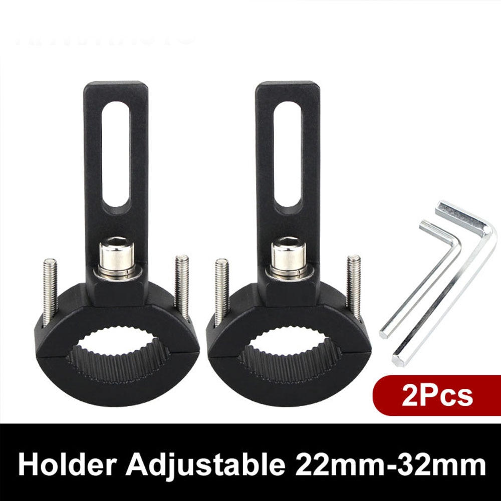 Aluminum alloy bracket motorcycle external headlight bracket mudguard bracket external fog lamp modification fixed pipe clamp