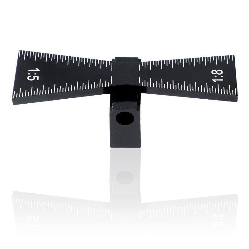 Dovetail Marker Aluminum Alloy Dovetail Marking Template 1:5 & 1:8 Wood Joint Gauge With Scale Dovetail Guide Tools