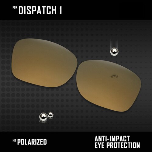 OOWLIT Lenti di Ricambio Per Oakley Spedizione 1 OO9090 Occhiali Da Sole Polarizzati-Multi Colori: Bronze Gold