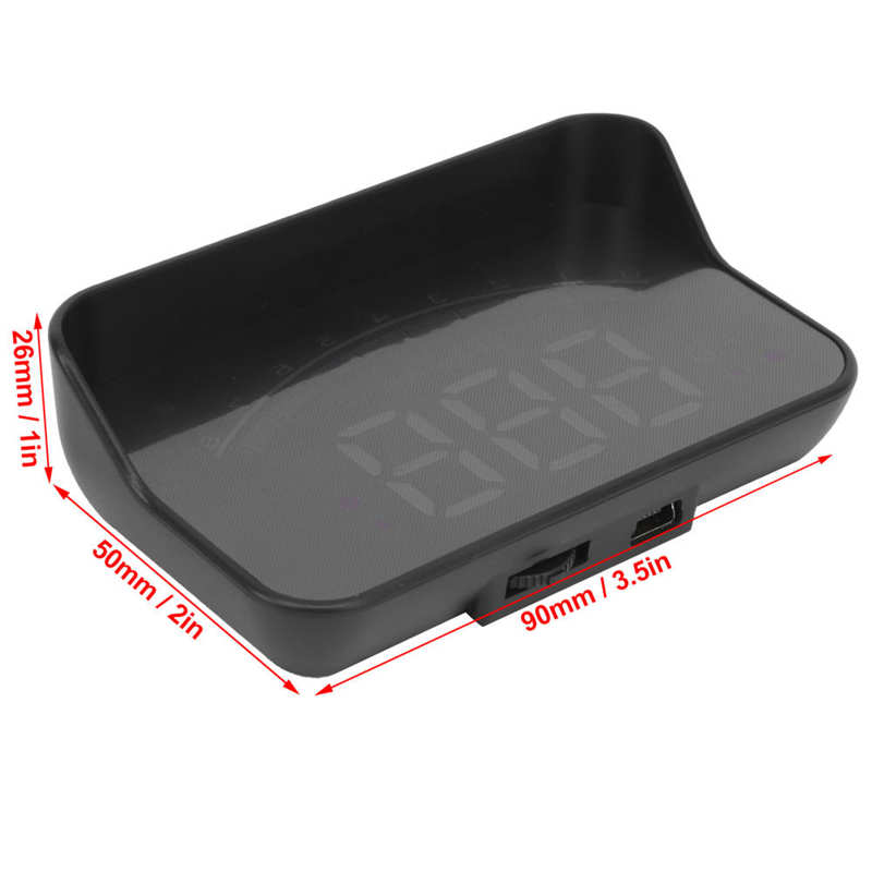 gauge panel digital speed meter car Universal Car Head Up Display High Definition OBD HUD Windshield Projector Overspeed