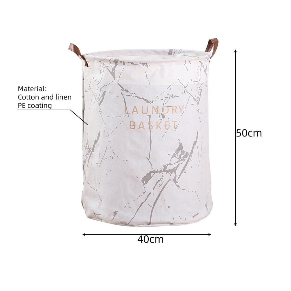 Canvas Waterdichte Wasserij Organisator Mand Grote Capaciteit Wasmand Vuile Kleren Opbergtas Speelgoed Thuis Opslag Bin: C