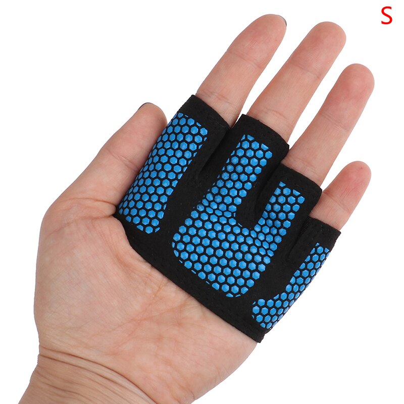 Guantes de medio dedo para Fitness para hombre y mujer, para Crossfit, entrenamiento, gimnasio, levantamiento de pesas de potencia, culturismo, Protector de manos