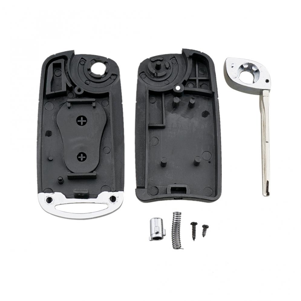 Clé télécommande pliable à 2 boutons, mise à niveau, étui pour SsangYong Actyon / Kyron / Rexton