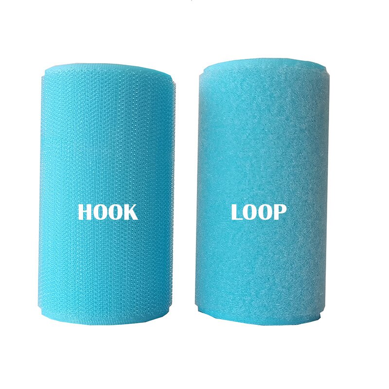 Velcros – bande velcro bleu ciel, 2-10cm de largeur, bande de couture magique, sans adhésif