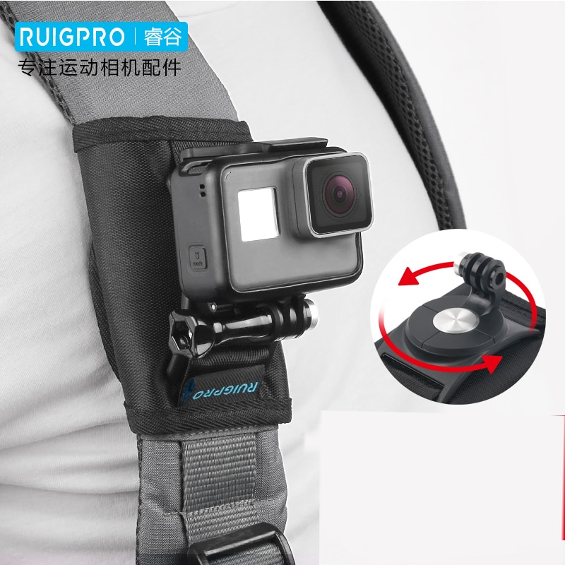 Schulter Gurt Rucksack Halterung Halfter Stehen für GoPro Held 8 7 6 5 4 SJCAM EKEN Yi 4K DJI OSMO Aktion Kamera Zubehör