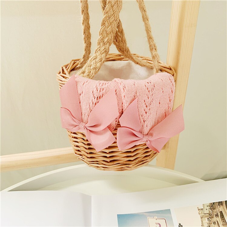 Calzini estivi per bambini per ragazze calzini lunghi con fiocco a tubo ginocchio alto bambino principessa spagnola scava fuori calzini carini per bambini per 1-8 anni: Pink / 5-8 Years (L)