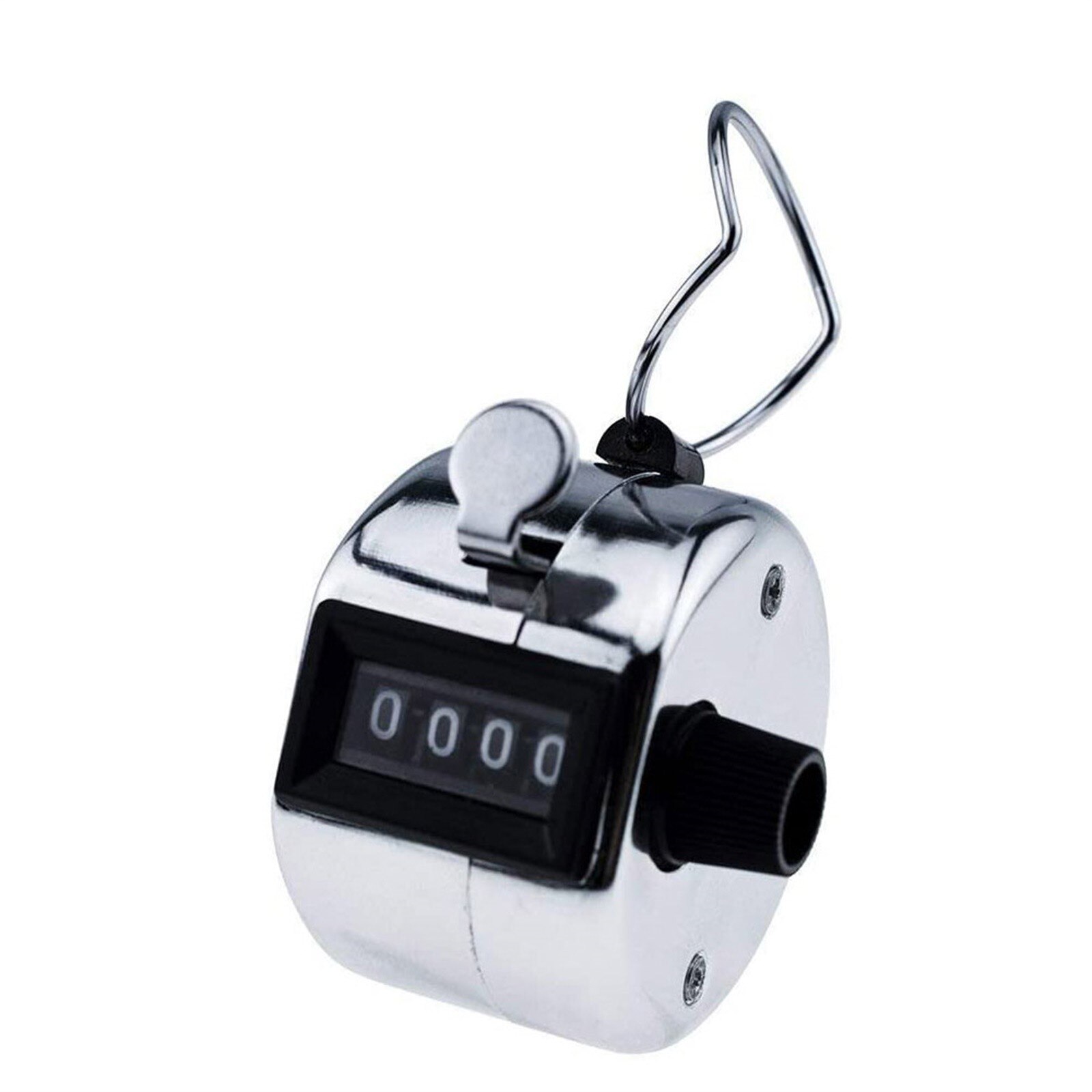 30# 4 Digit Number Hand Held Tally Counter Mechanical Digital Hand Tally Counter Manual Counting Golf Clicker Training Counter