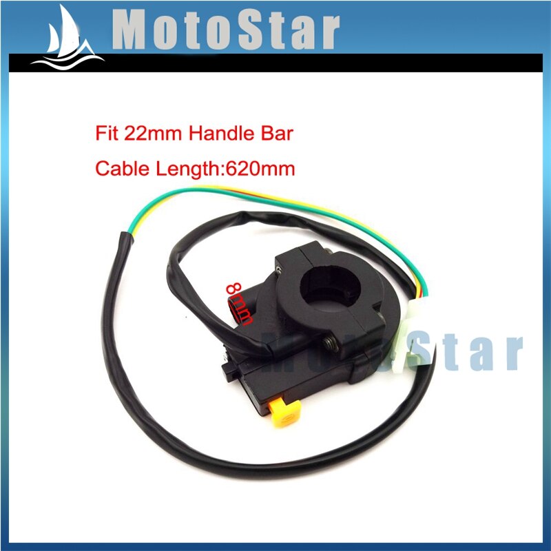 7/8 ''22 Mm Off Stop Kill Switch Handvat Gasklephuis Voor Chinese Mini Moto Dirt Bike Kids Atv Quad