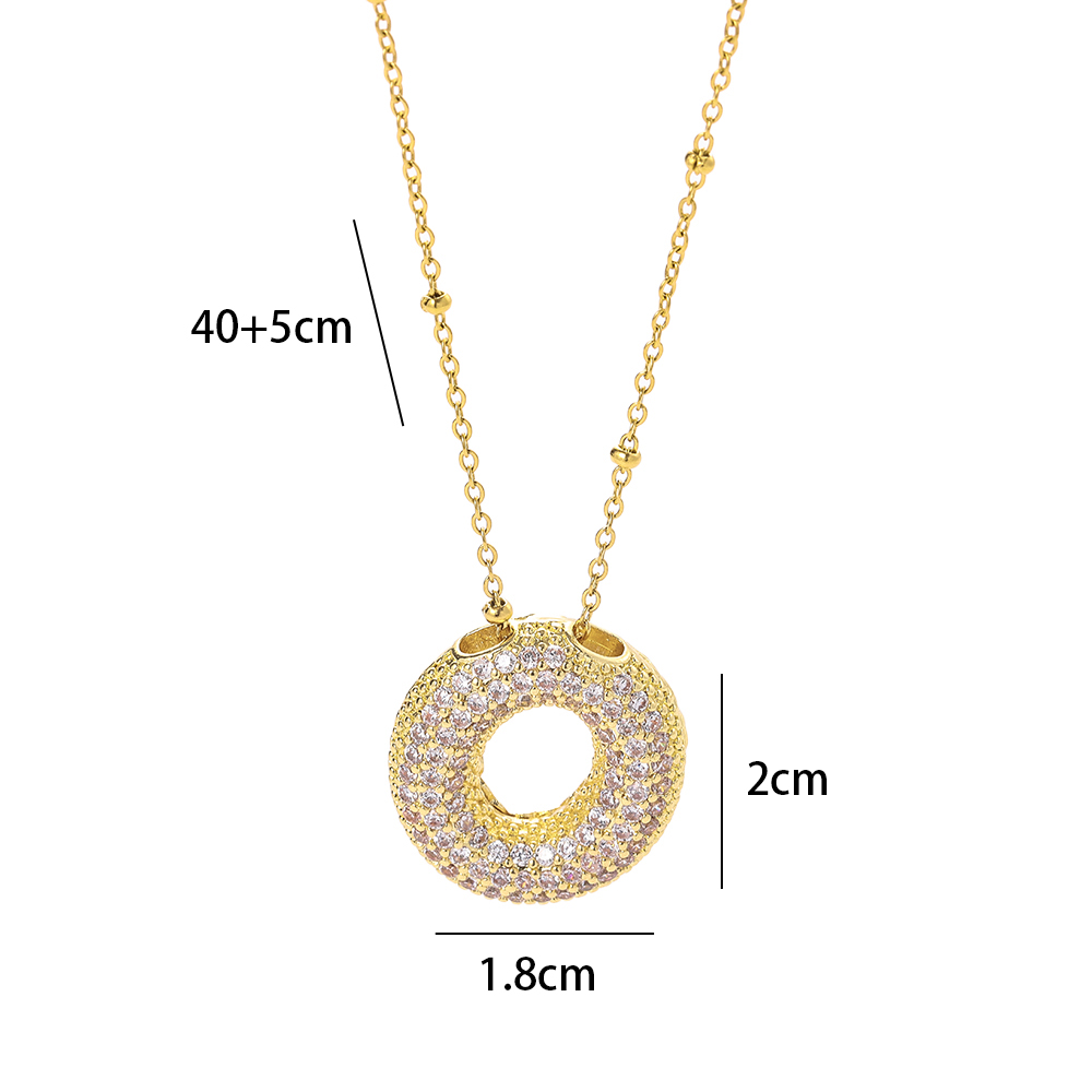 Neue Luxus Zirkon Kristall 26 Englisch Buchstaben Edelstahl Halsketten Für Frauen modisch Weibliche Halsband Kette Schmuck
