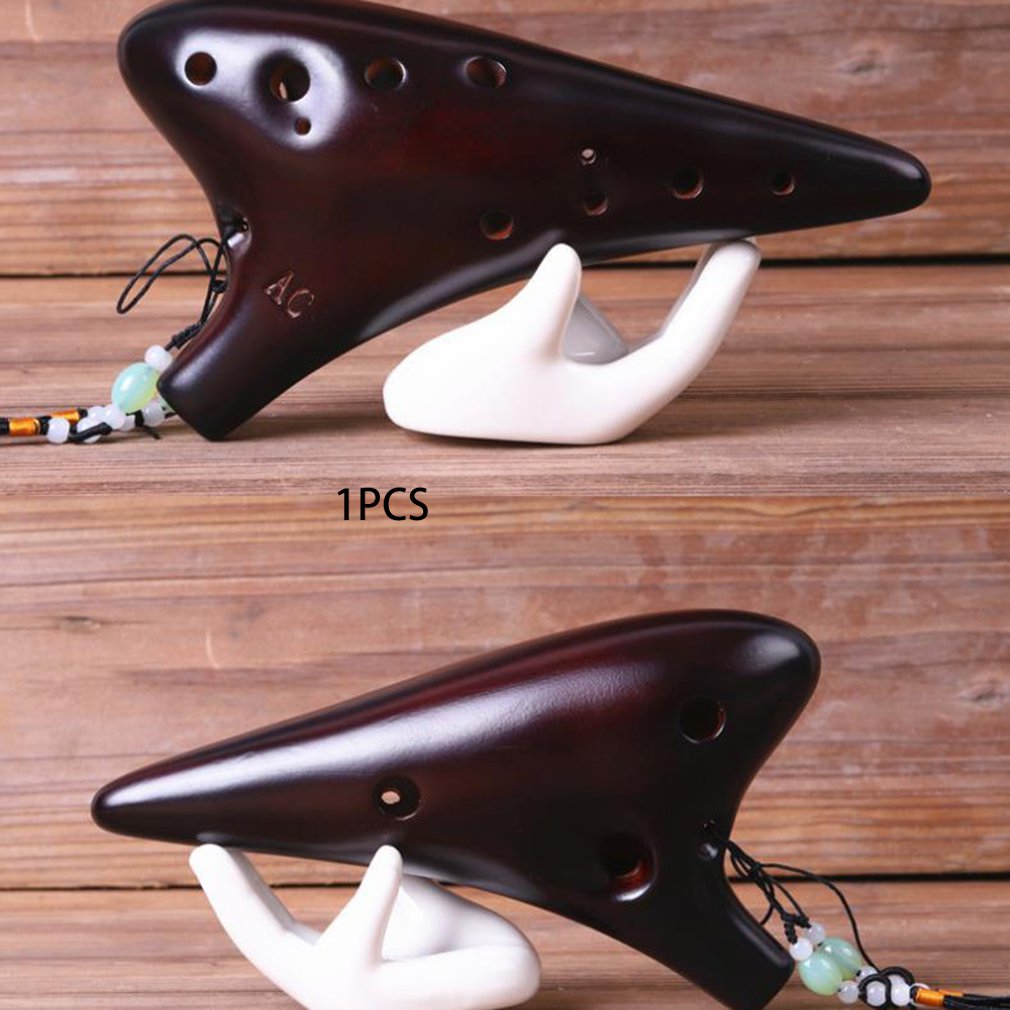 Twaalf gaten ocarina etnische muziekinstrumenten schilderachtige gebied verkoop beroep voor het maken van beginners lesgeven zuiver helder geluid