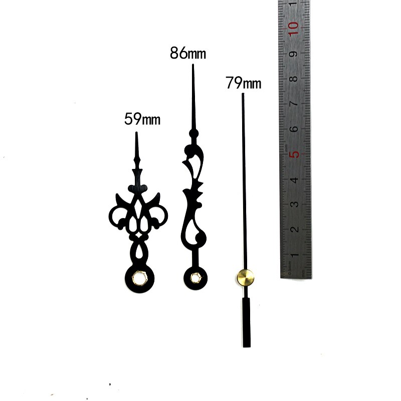 SKP Shaft Clock Hands 9301#black (just hands) Metal Aluminum DIY Hands Quartz Clock Accessory DIY Clock kits