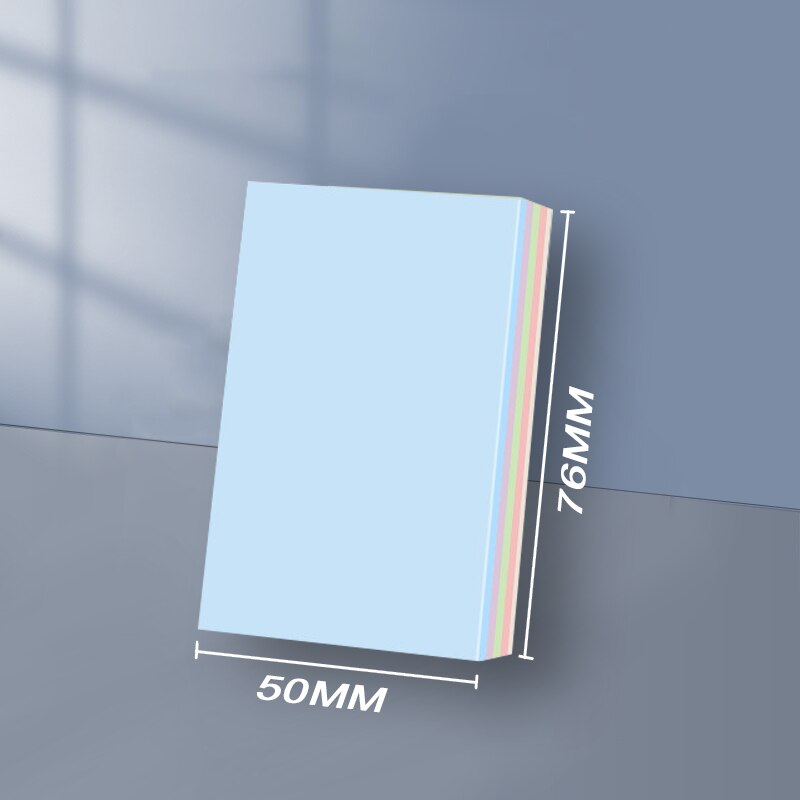 Morandi Color Sticky Notes Self-adhesive Note Book Index Sticker Office Message Note Sticker Student Cute N-time Sticker: S