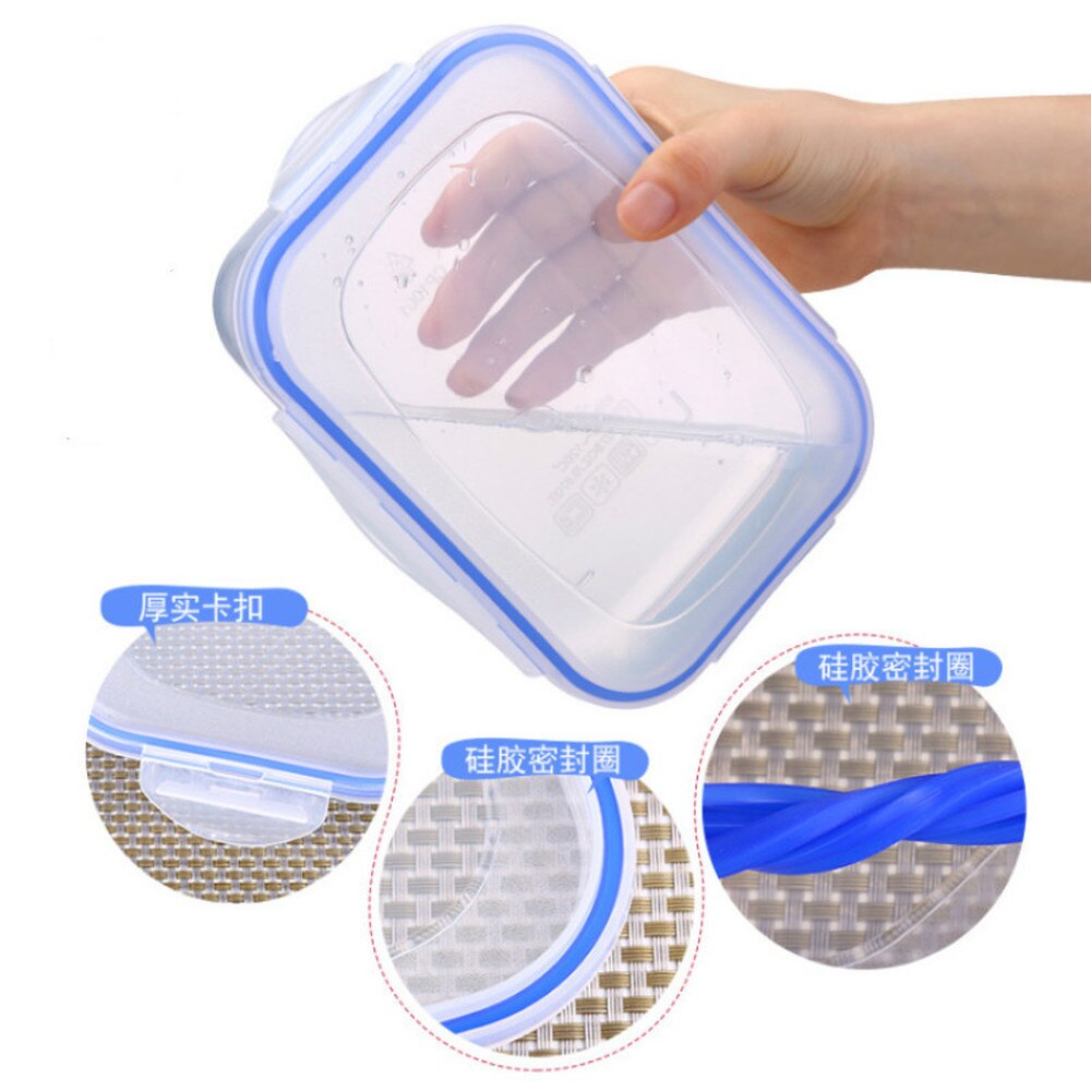 Lunch box refrigerator storage box home frozen sealed microwave food plastic storage box thickening crisper ZP7051416