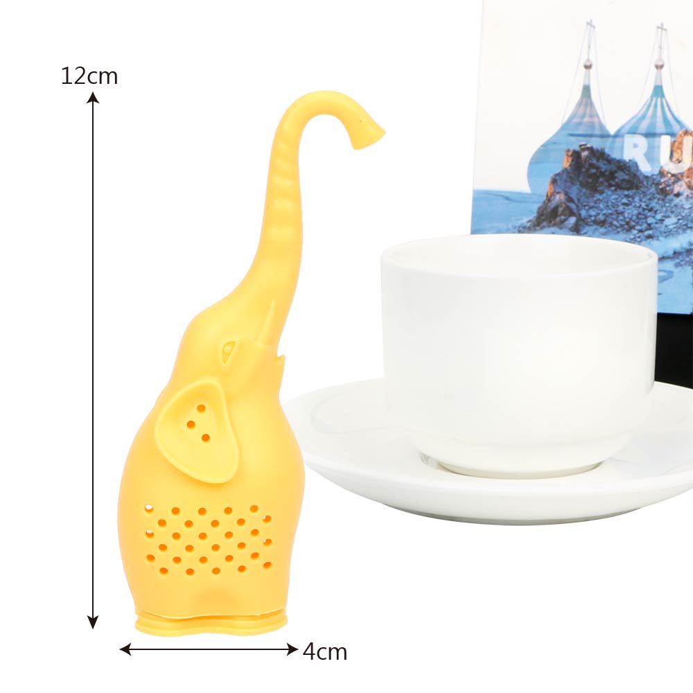 Silicone Thee-ei Leuke Olifant Diffuser Theewaar Theezeefje Filter Thee Accessoires