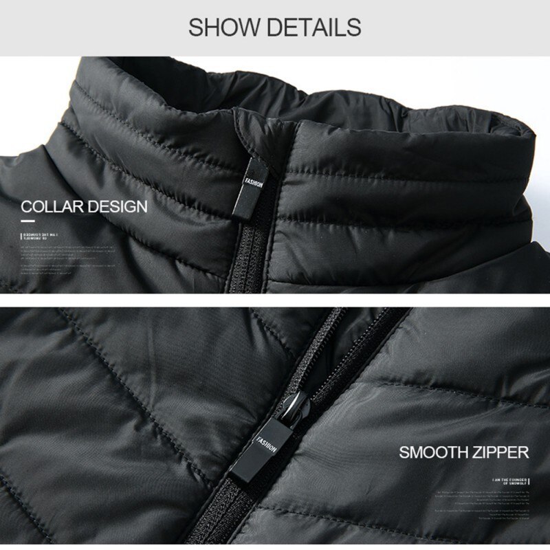 Heated Vest Men Electric Heating Cycling Vest Winter Thermal Jacket Usb Charging Washable Outdoor Fishing Hunting Golf Waistcoat