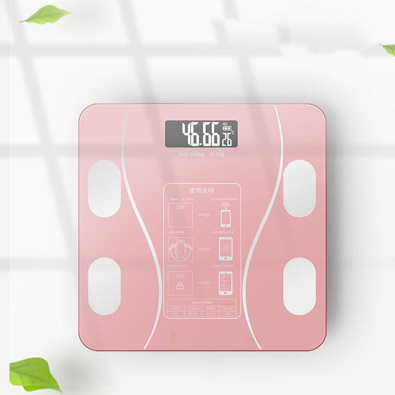 APP Bluetooth Body Fat Scale BMI Smart Wireless Digital Bathroom Weight Scale Body Composition Analyzer Electronic Scale