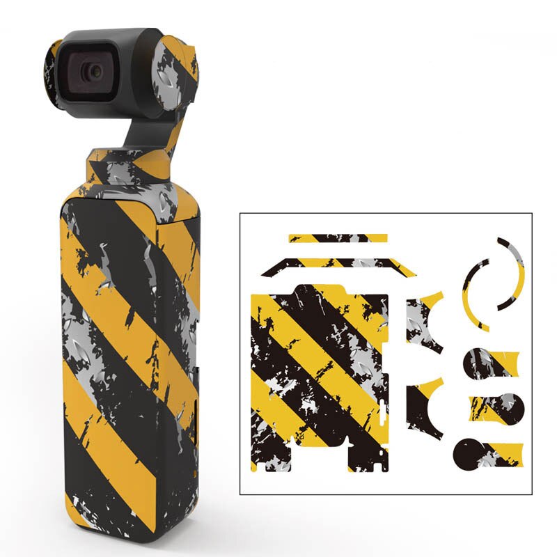 Body Decals For DJI OSMO POCKET Accessories Waterproof 3M PVC Stickers Body Decals Film For OSMO POCKET Handheld Gimbal Camera: Glod
