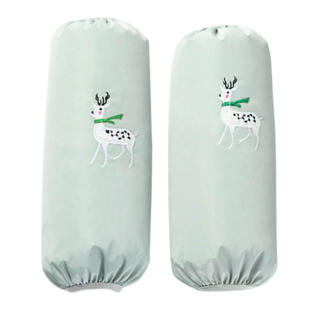 Manchons de cuisine imperméables pour femmes, 1 paire, adorables manchons de cuisine légers résistants à la saleté:  Green