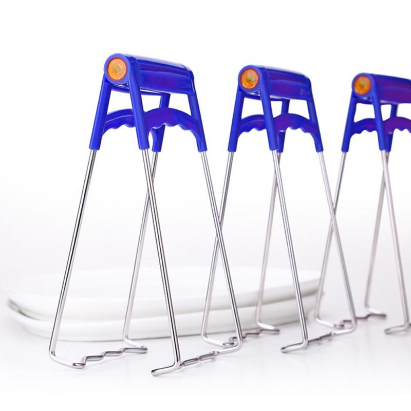 Pinza de aislamiento térmico plegable para Bol, soporte para olla, plancha de vapor, pinza para pinza, pinzas para cocina, rápida