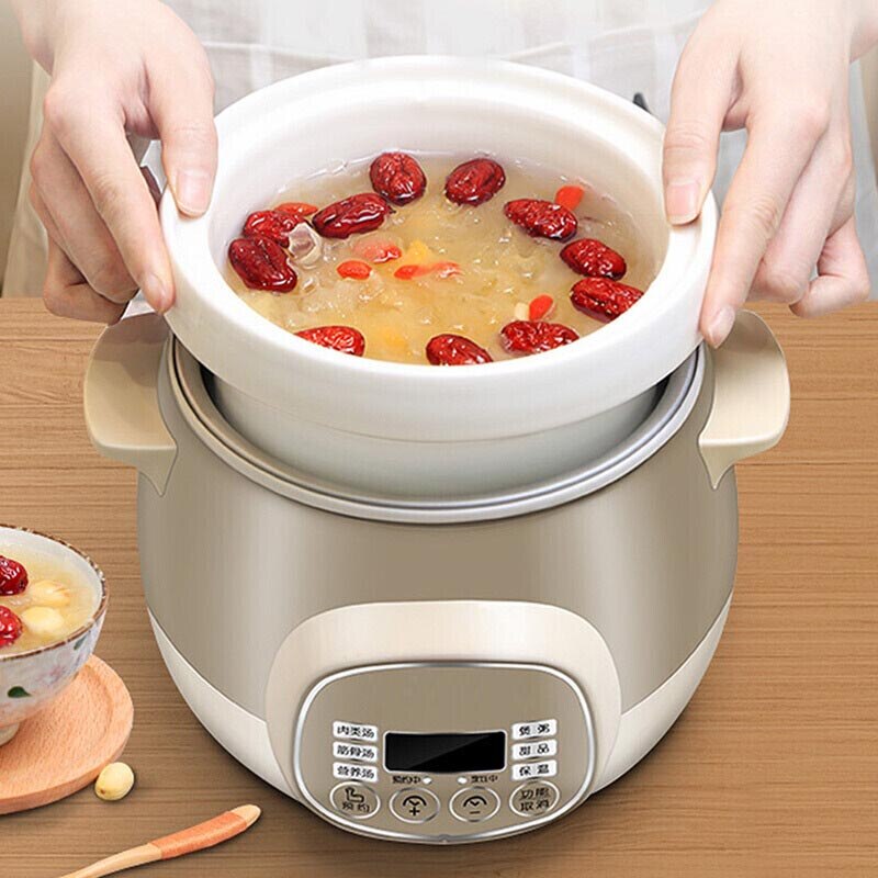 electric cooker electric slow cooker soup stewing porridge 1.5L multifunction slow cooker
