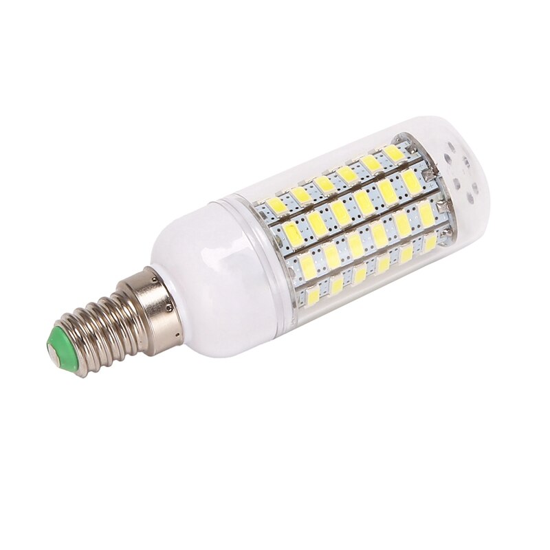 10W żarówka LED żarówka kukurydza 69 diody LED 5730 białe światełka LED żarówka świeczka LED lampa lampa domowa: WHITE