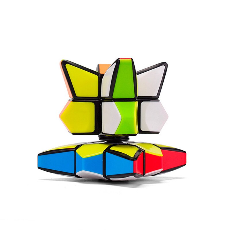 Best-seller Cubi Magici Singolo-ordine A Forma Rotante Liscia Puzzle di Giocattoli di Intrattenimento di Vendita di Divertimento Per Bambini