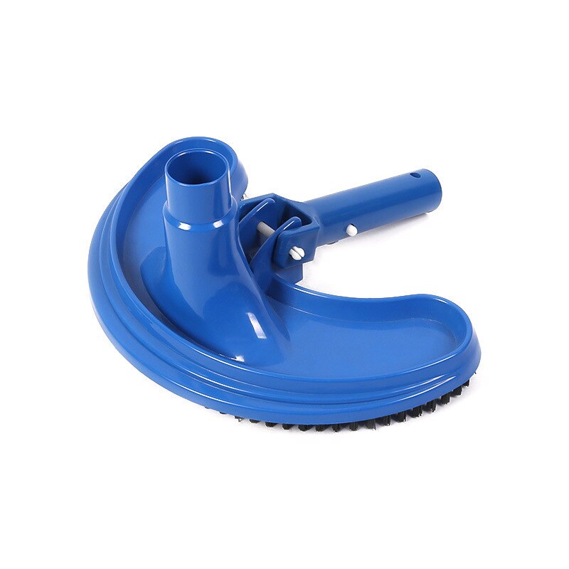Vacuum Head Brush Cleaner Pool Suction Head Brush Cleaner Half Moon Flexible Swimming Pool Cleaning Tool Curved Brush Head