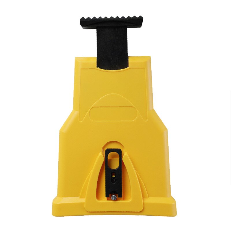 Afilador de dientes de motosierra portátil, afilador de cadena, sierra de plástico, montaje de barra, molienda rápida para afilar motosierra, herramientas de carpintería: Yellow