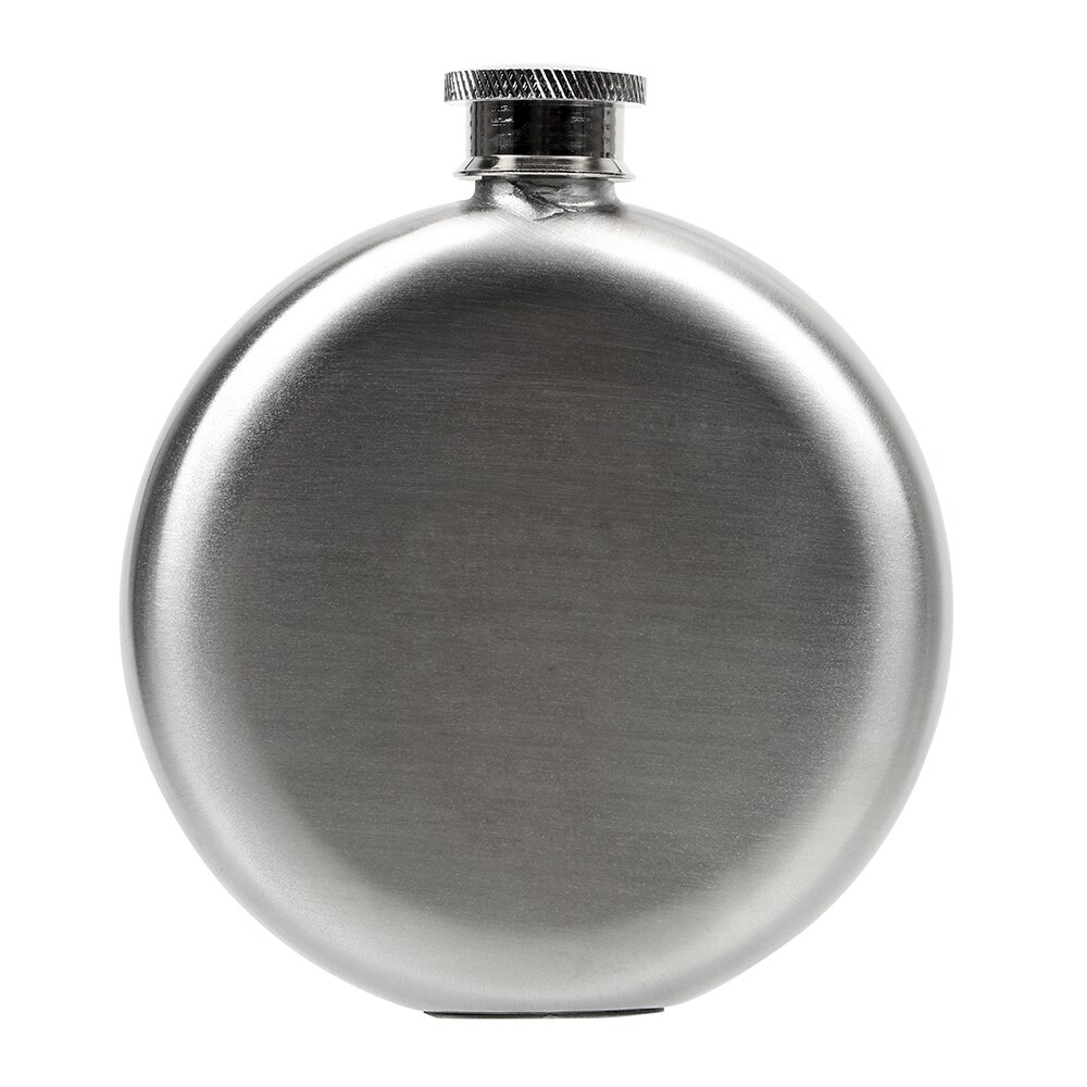 NICEYARD Round Whiskey Flask Russian Liquor Pot Stainless Steel 5 oz Wine Bottle Drinkware Accessories Alcohol Hip Flasks