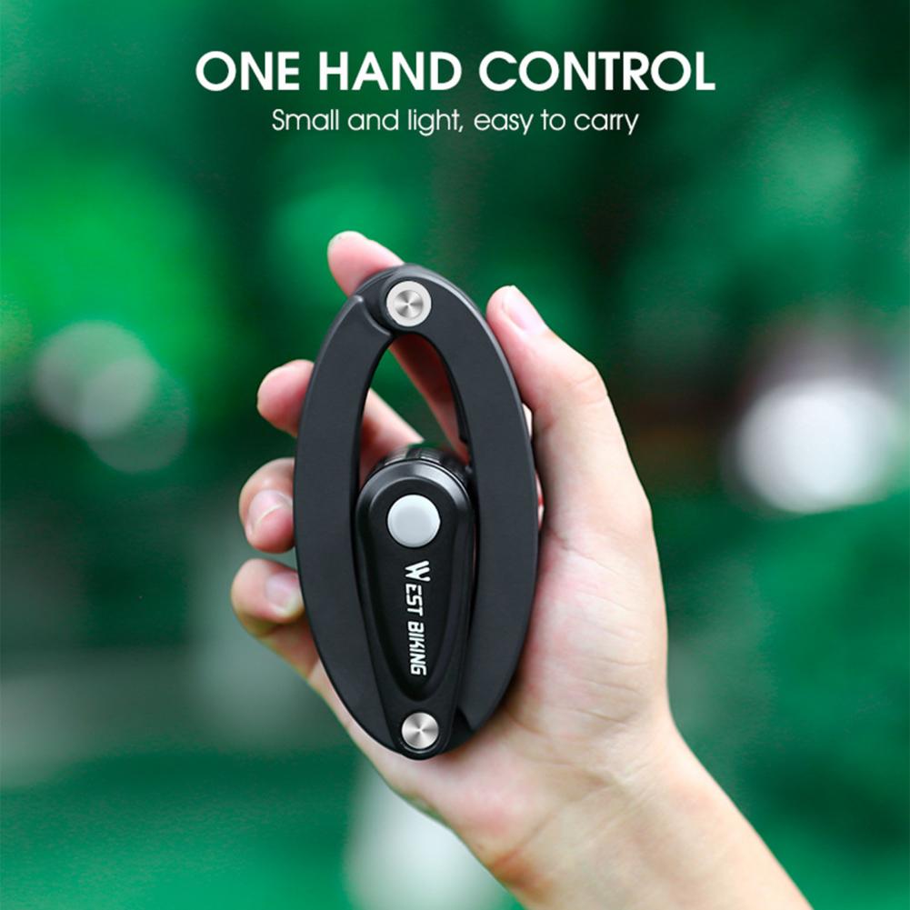 Bike Lock Solid Anti-Theft Rust-Proof Foldable Bike Anti Theft MTB Road Lock