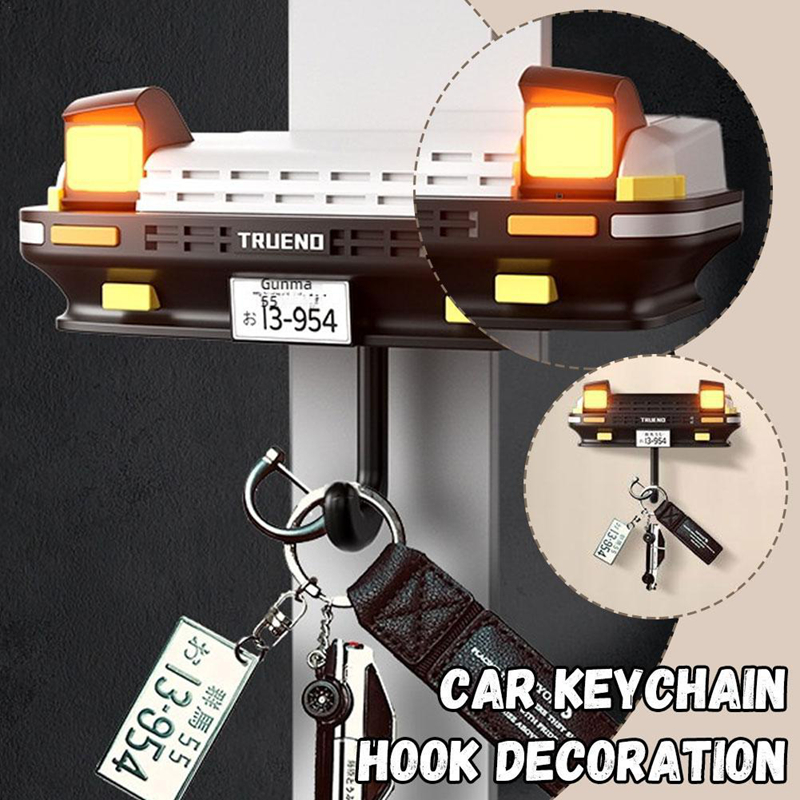 Voor AE86 Auto Koplamp Sleutelhouder Decor Creatieve Senior Sleutelhanger Wandmontage Thuis Sleutel Haken Kamer Wanddecoratie Liefhebbers