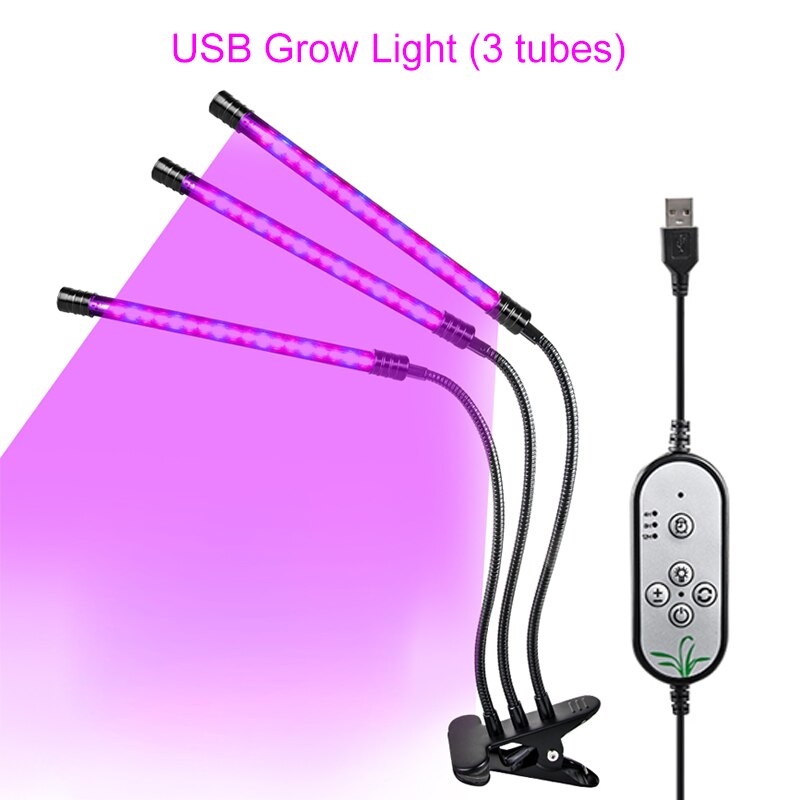 Groeien Licht DC5V USB Phytolamp Angel Drie Ring voor Planten
