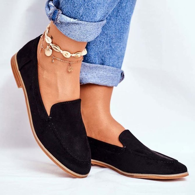 Märke kvinnor läder loafers dam casual oxford skor kvinnlig röd kristall formella lägenheter kvinna mockasin skor: Svart / 38